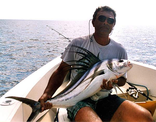 Superbe roosterfish pch par Mr Bruno Bertrand au Costa Rica sur un Cx 165 Orion
