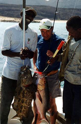 Doubl mrou - carpe rouge  Djibouti sur un Magic Pop 175 Orion